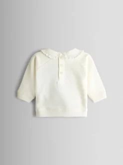 Jojo Maman Bébé Cream Sweatshirt and Leggings Set