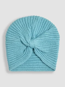 JoJo Maman Bébé Duck Egg Knitted Turban