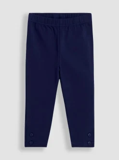 JoJo Maman Bébé Dusky Blue 2-Pack Ditsy Floral Leggings