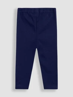 JoJo Maman Bébé Dusky Blue 2-Pack Ditsy Floral Leggings