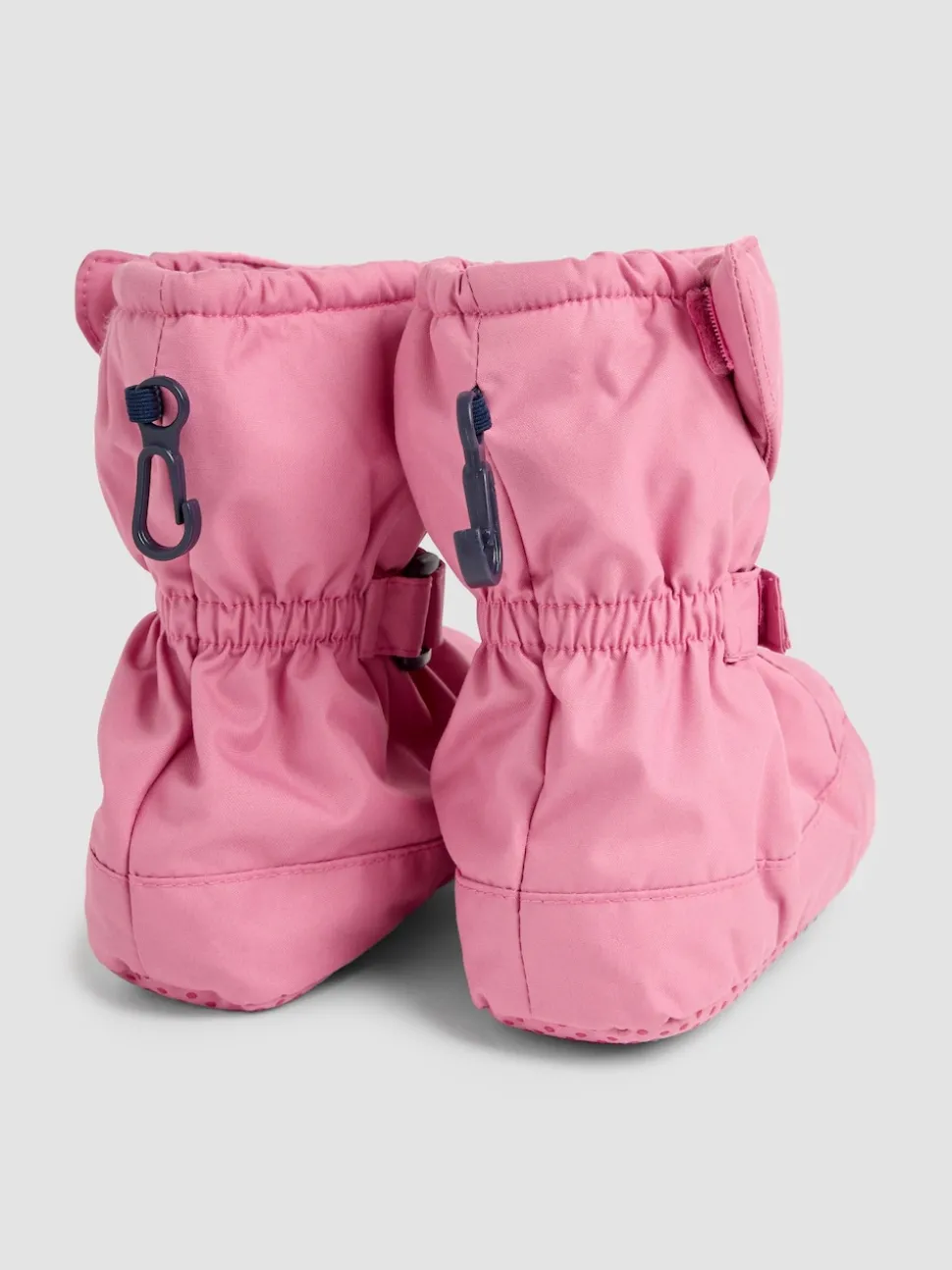JoJo Maman Bébé Dusty Pink Fleece Lined Booties