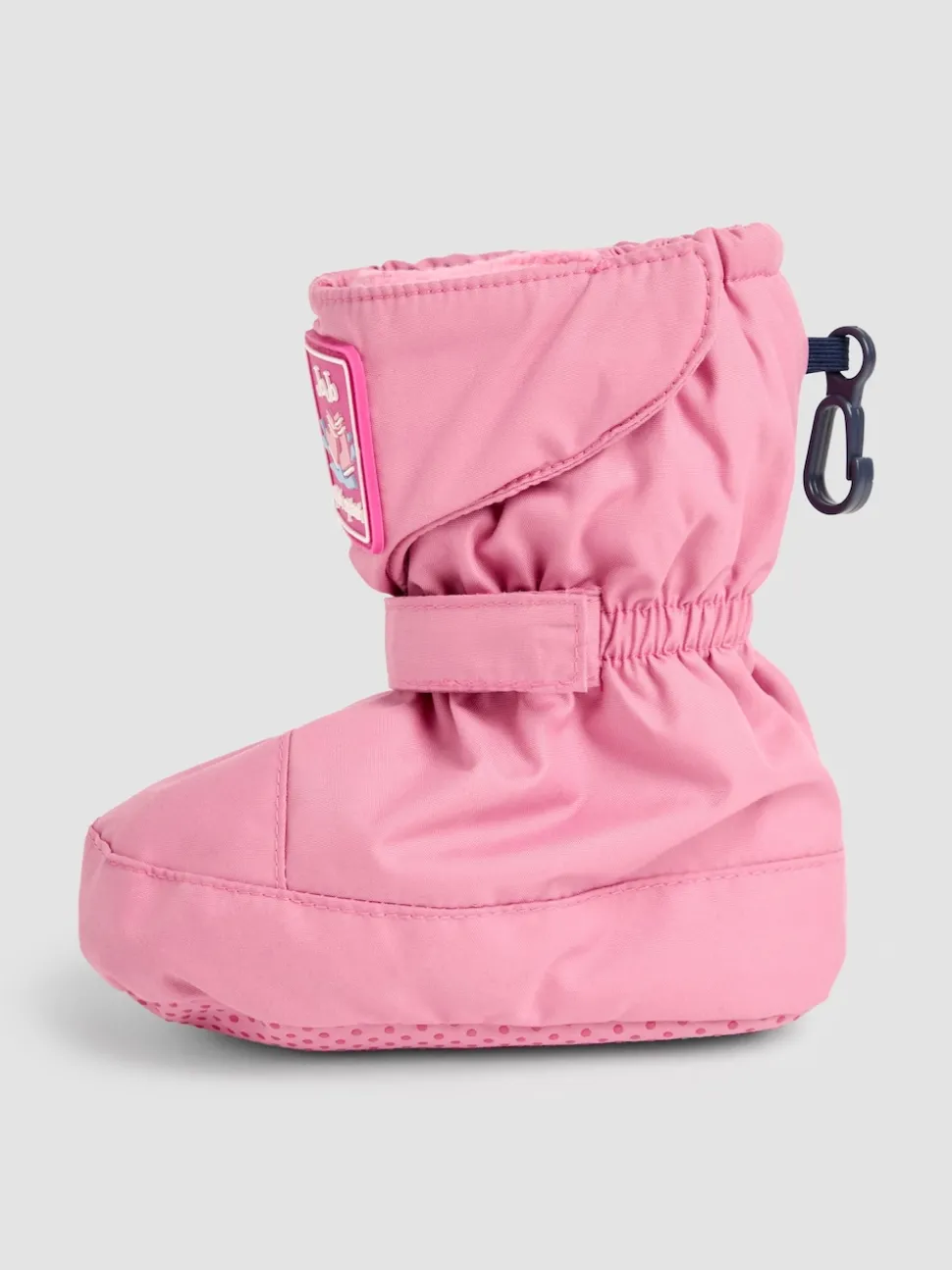 JoJo Maman Bébé Dusty Pink Fleece Lined Booties