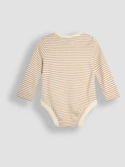 JoJo Maman Bébé Fawn Bear Velour Pinafore Dress And Top Set 2 Pack