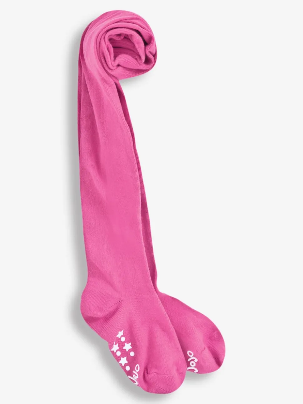 JoJo Maman Bébé Fuchsia Pink Cotton Rich Plain Tights