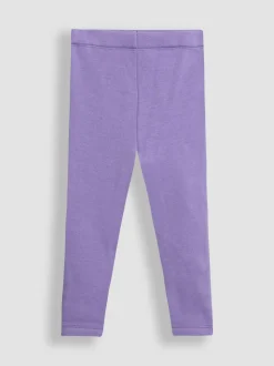 JoJo Maman Bébé Fuchsia Pink Fleece-Lined Leggings 2-Pack