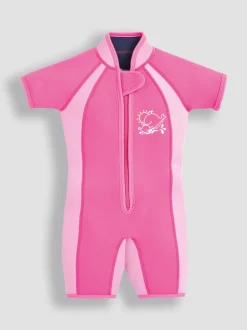 JoJo Maman Bébé Fuchsia Pink Junior Wetsuit