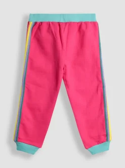 JoJo Maman Bébé Fucshia Dino Sweatshirt & Joggers Set