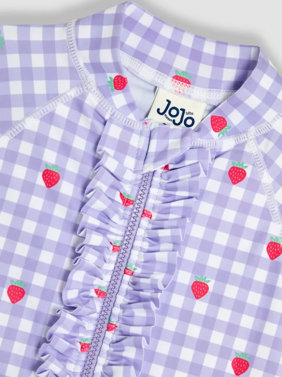 JoJo Maman Bébé Gingham Sun Protection Suit