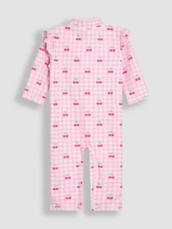 JoJo Maman Bébé Gingham Sun Protection Suit