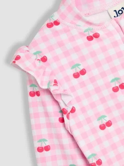 JoJo Maman Bébé Gingham Sun Protection Suit