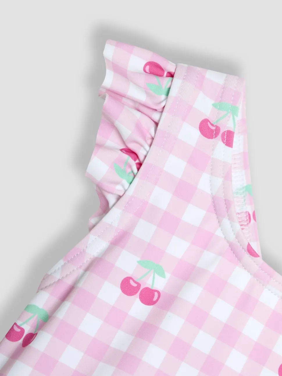 JoJo Maman Bébé Gingham Swimsuit with Nappy