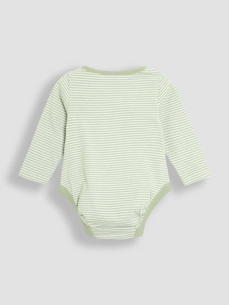 JoJo Maman Bébé Green Cotton Footed 2-Piece Dungarees Set