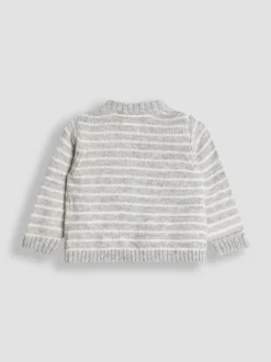 JoJo Maman Bébé Grey Knit Top & Bottom Set