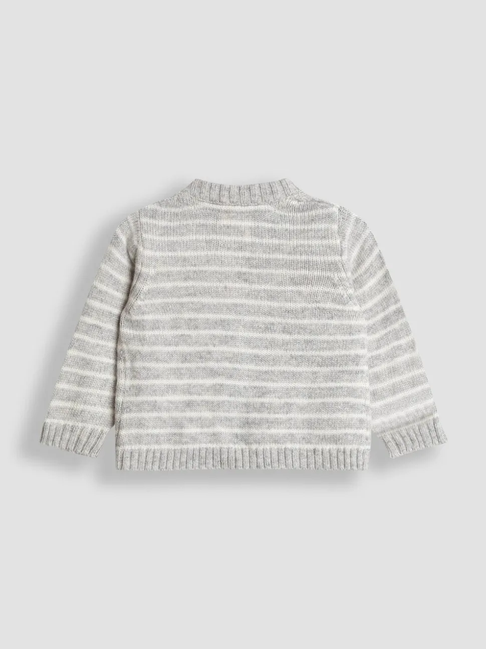 JoJo Maman Bébé Grey Knit Top & Bottom Set