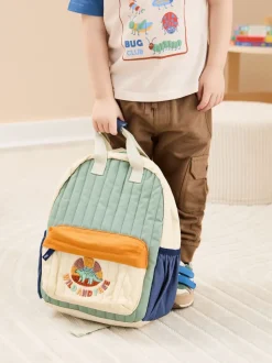 JoJo Maman Bébé Khaki Dino Medium Backpack