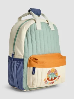 JoJo Maman Bébé Khaki Dino Medium Backpack