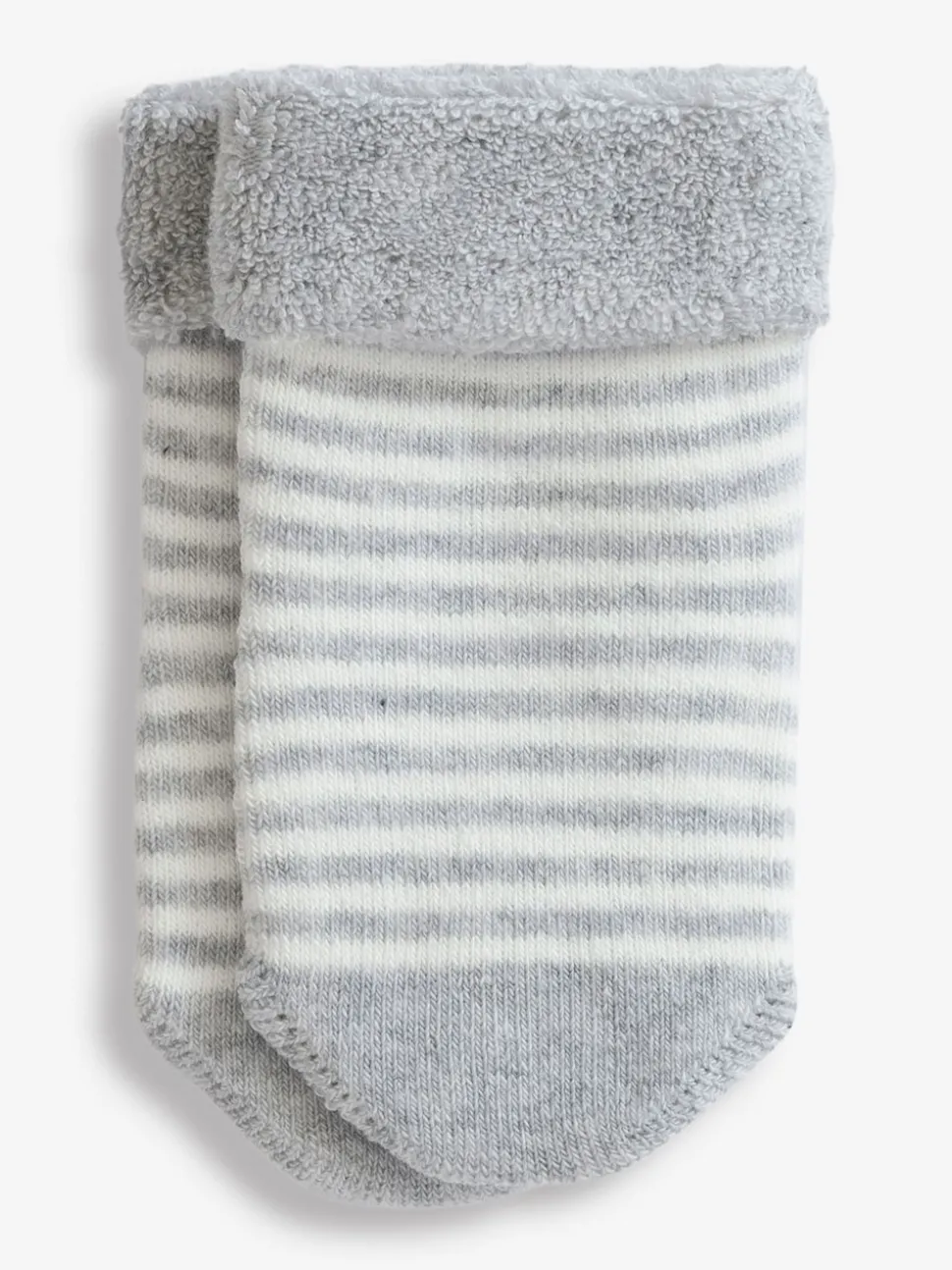 JoJo Maman Bébé Marl Grey Duck 2-Pack Baby Socks