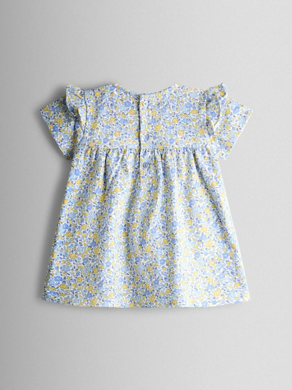 JoJo Maman Bébé Mid Yellow Bunny Appliqué Frill Top And Leggings Set