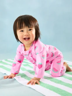 JoJo Maman Bébé Multi Strawberry Sun Protection Suit