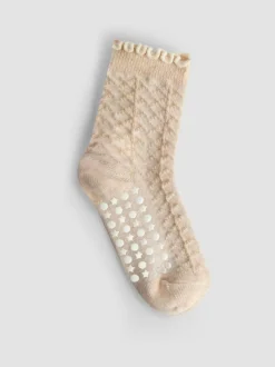 JoJo Maman Bébé Mustard Sunflower 3-Pack Socks