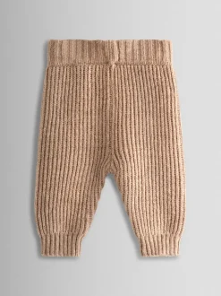 JoJo Maman Bébé Natural Fox Knit Top & Bottom Set