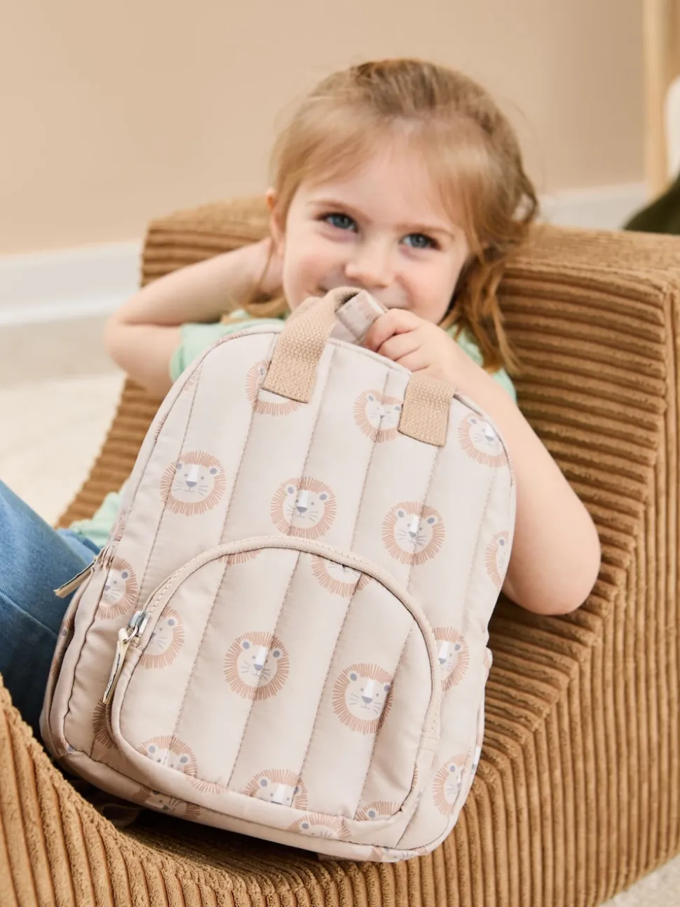 JoJo Maman Bébé Natural Lion Backpack