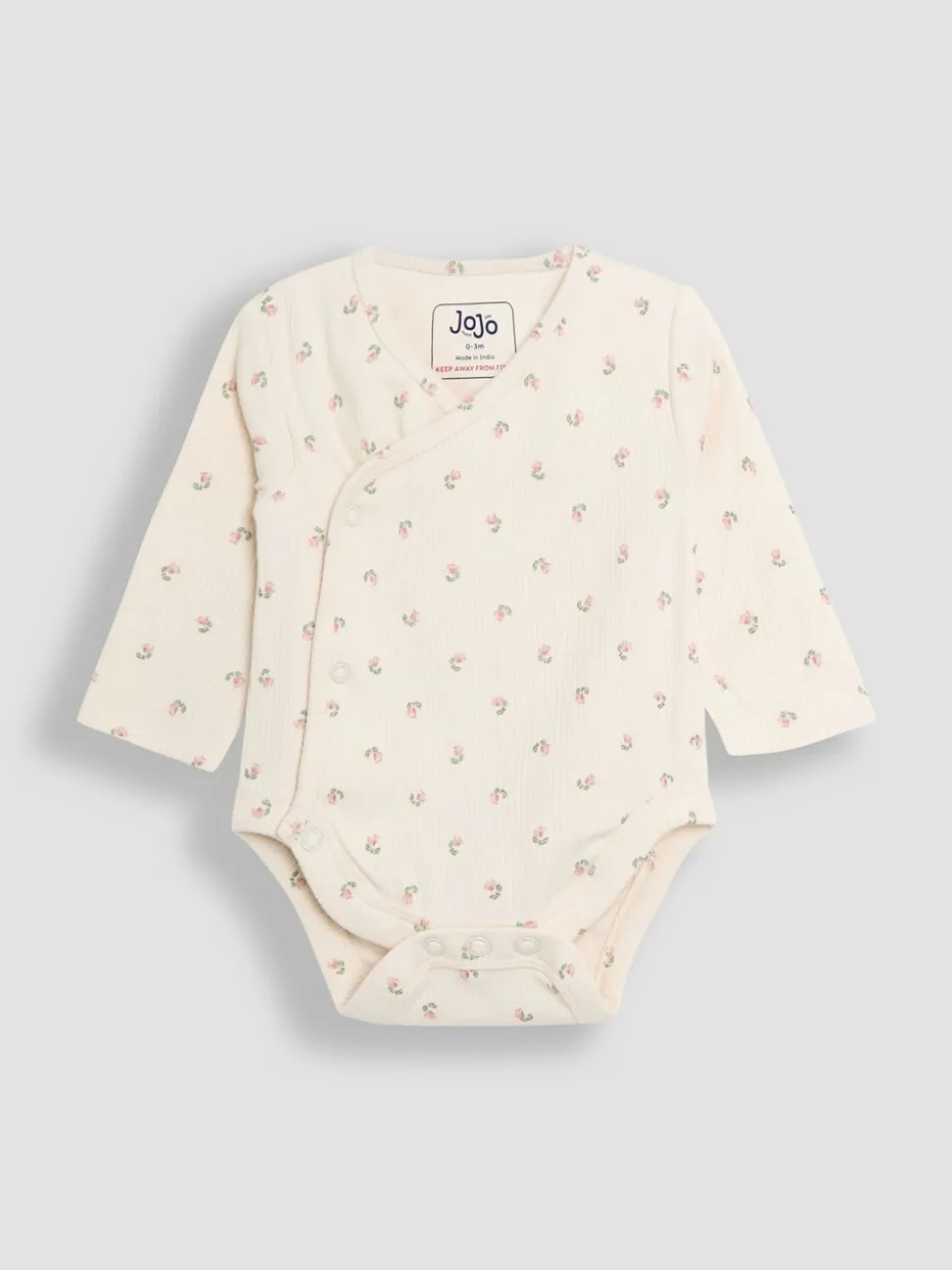 JoJo Maman Bébé Natural 3 Piece Body Trousers and Hat Set