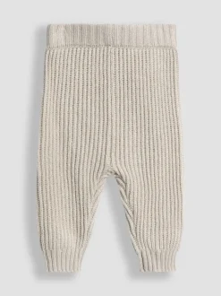 JoJo Maman Bébé Natural 2-Piece Cable Knit Set