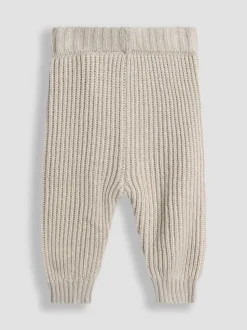JoJo Maman Bébé Natural 2-Piece Cable Knit Set