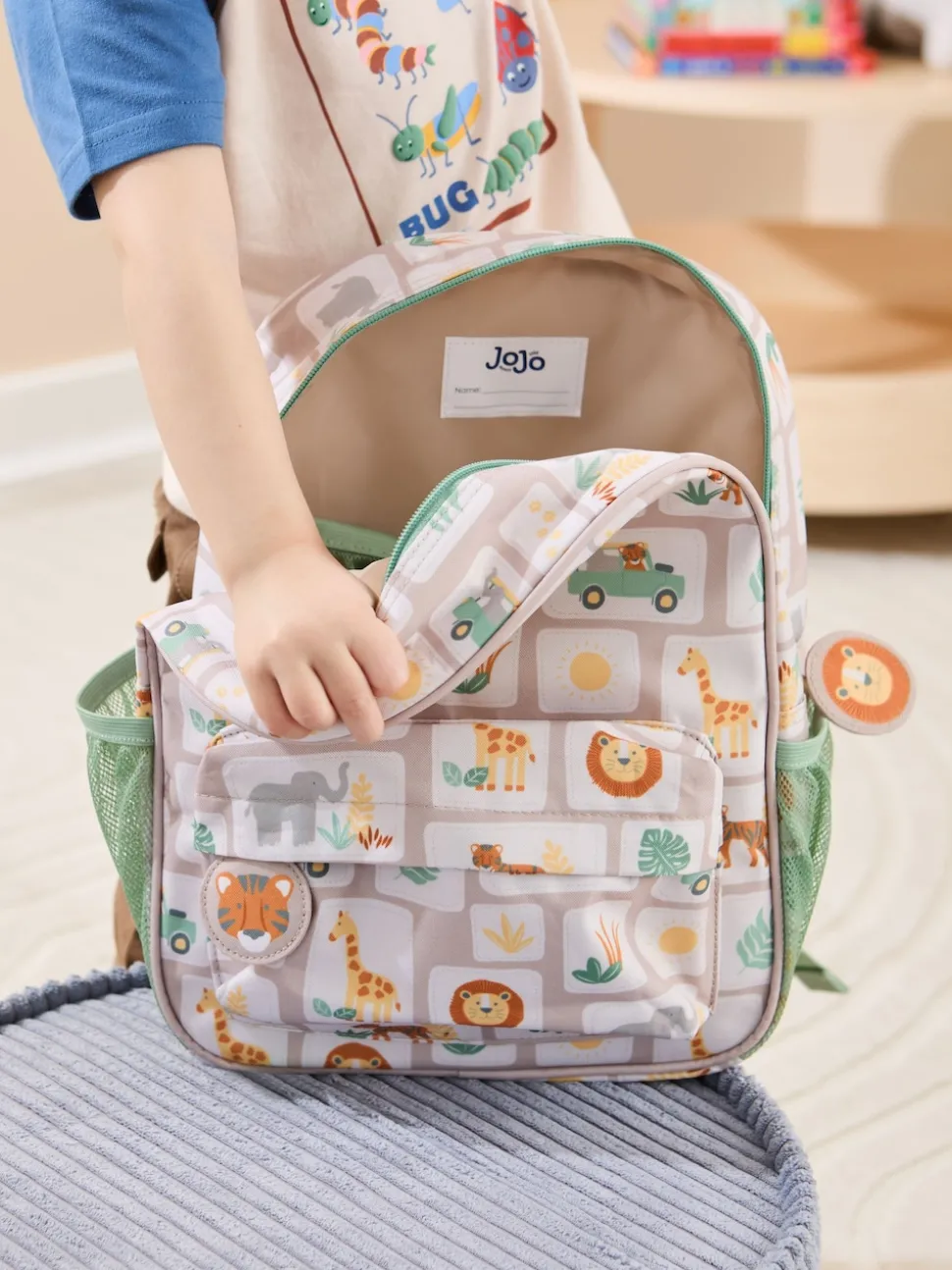 JoJo Maman Bébé Natural Safari Medium Backpack
