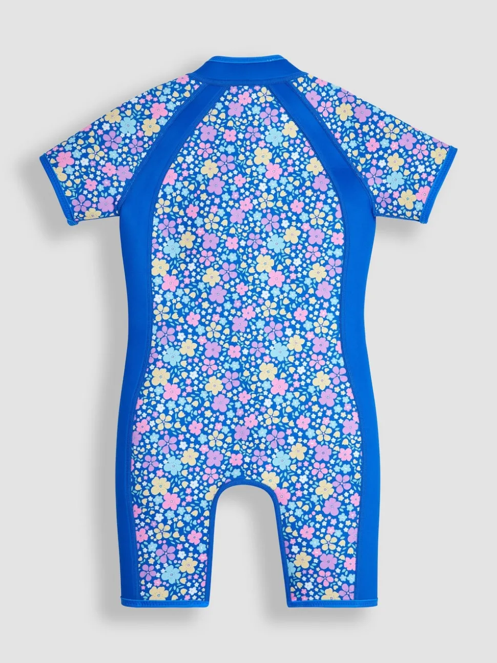 JoJo Maman Bébé Navy Blue Floral Print Junior Wetsuit