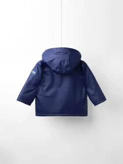 JoJo Maman Bébé Navy Fisherman Waterproof Jacket
