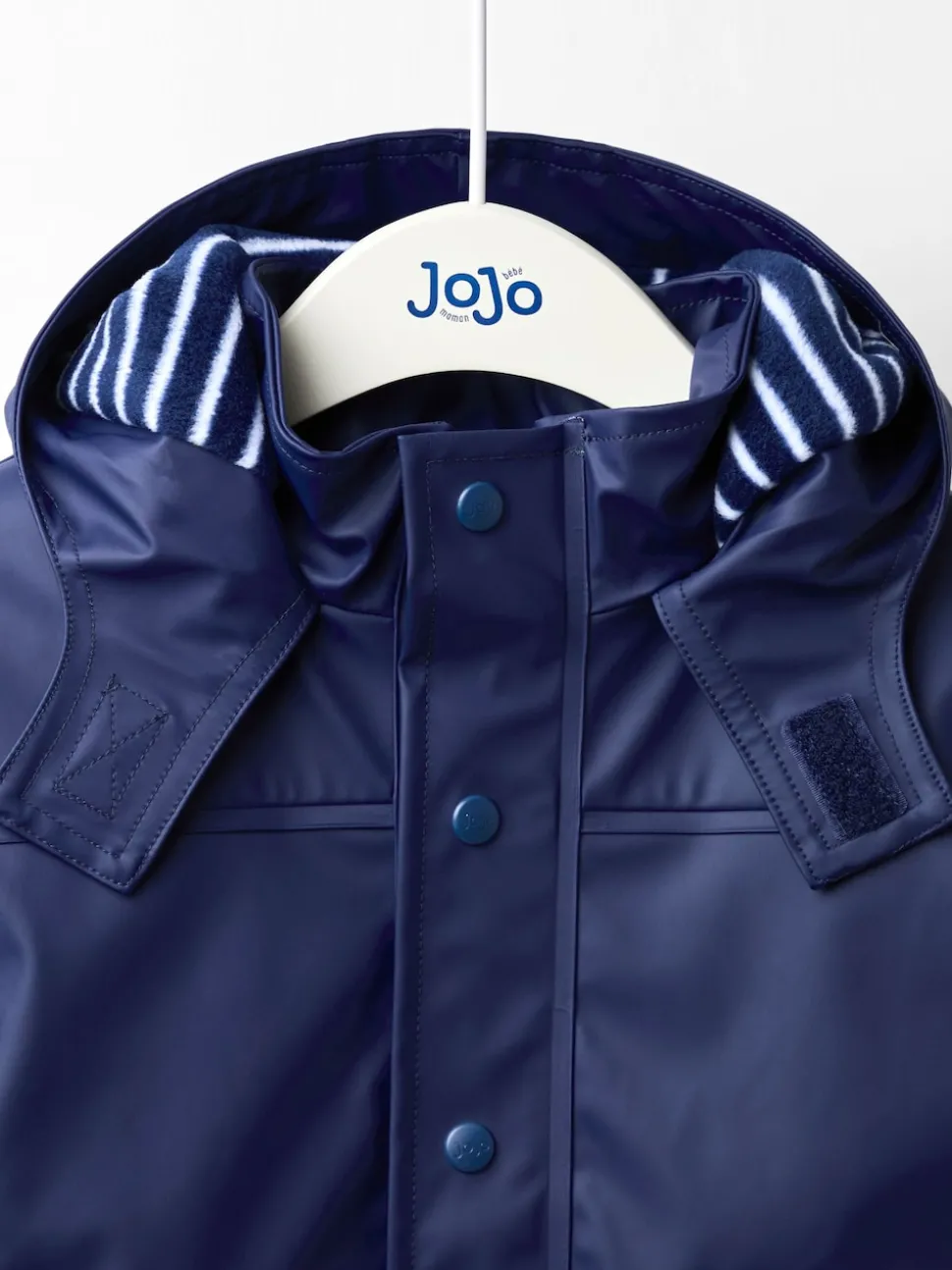 JoJo Maman Bébé Navy Fisherman Waterproof Jacket