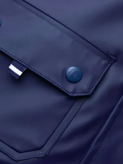 JoJo Maman Bébé Navy Fisherman Waterproof Jacket