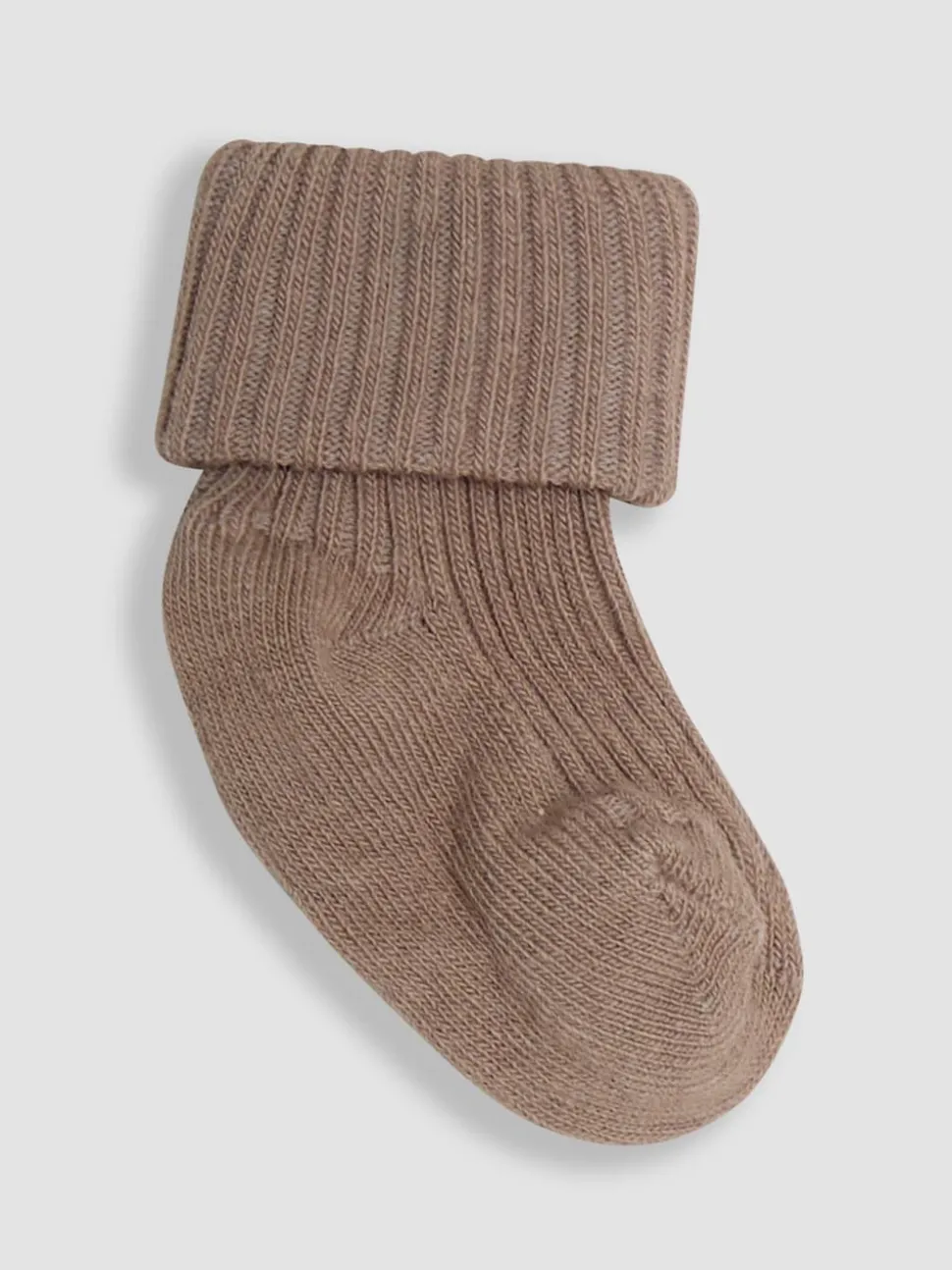 JoJo Maman Bébé Neutral 3-Pack Ribbed Baby Socks