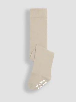 JoJo Maman Bébé Ochre 2-Pack Cotton Rich Tights