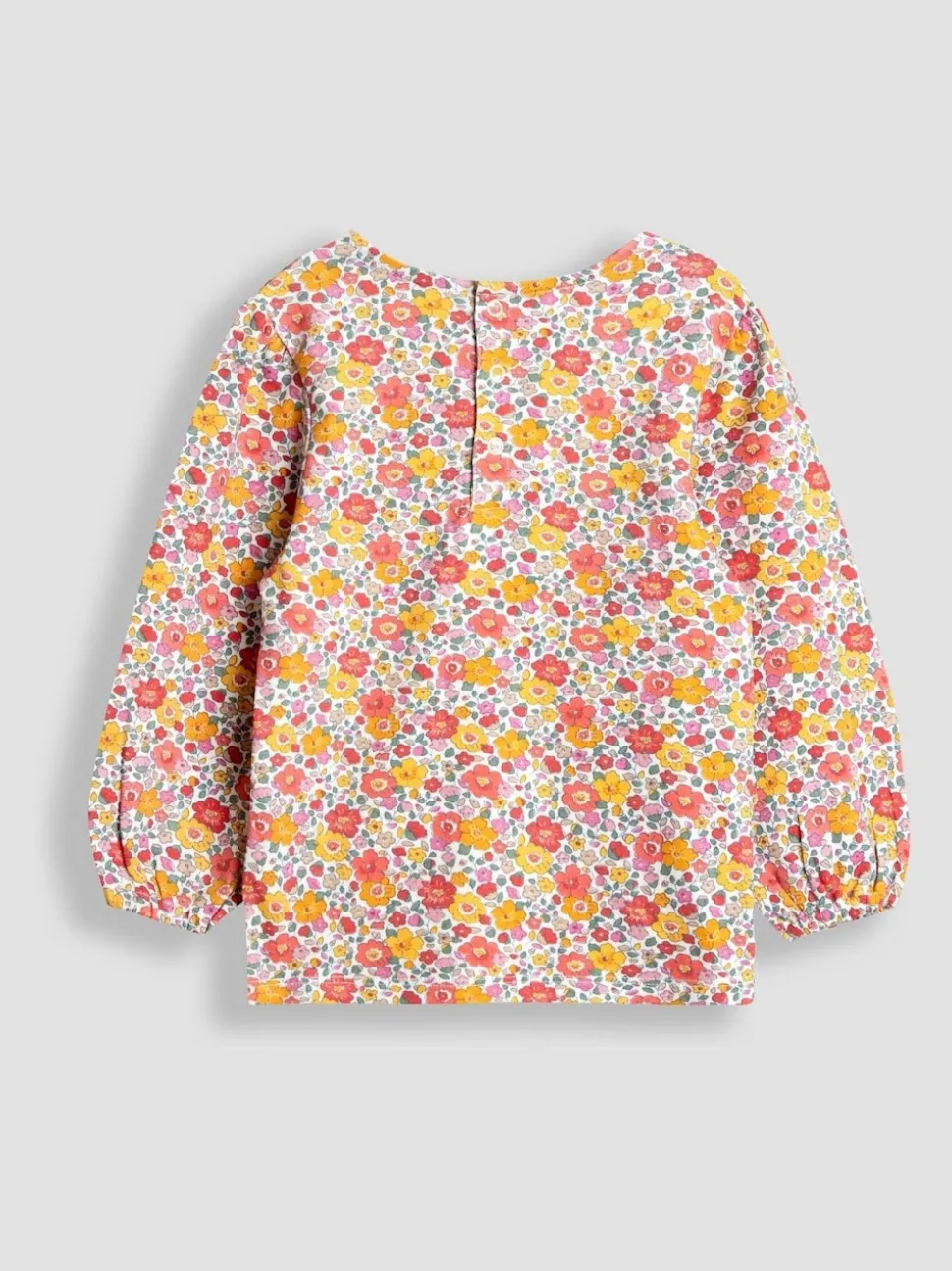 JoJo Maman Bébé Orange Rust Hedgehog Appliqué Pinafore Dress & Top Set
