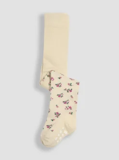 JoJo Maman Bébé Pastel Pink 2-Pack Cotton Rich Tights