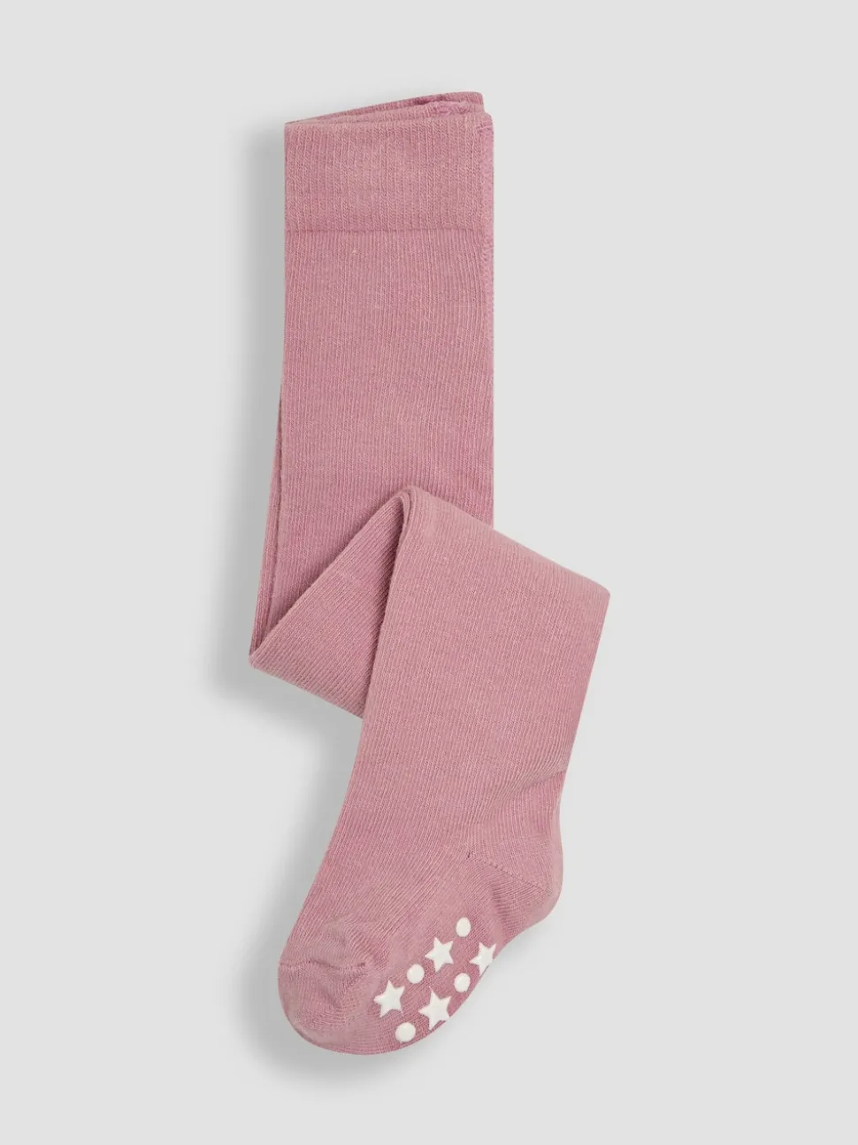 JoJo Maman Bébé Pastel Pink 2-Pack Cotton Rich Tights