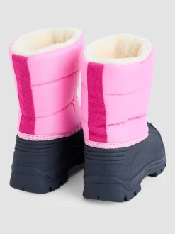 JoJo Maman Bébé Pink Alpine Snow Boots