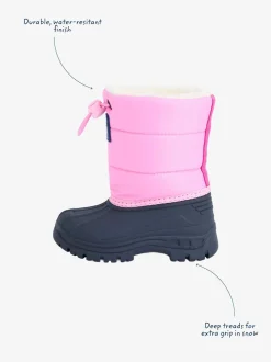 JoJo Maman Bébé Pink Alpine Snow Boots