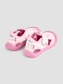 JoJo Maman Bébé Pink Beach and Swim Sandals