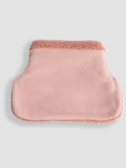 JoJo Maman Bébé Pink Borg Neck Cosy Scarf