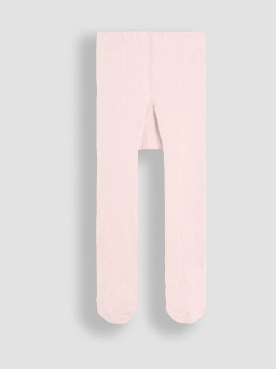 JoJo Maman Bébé Pink Cotton Rich Plain Tights