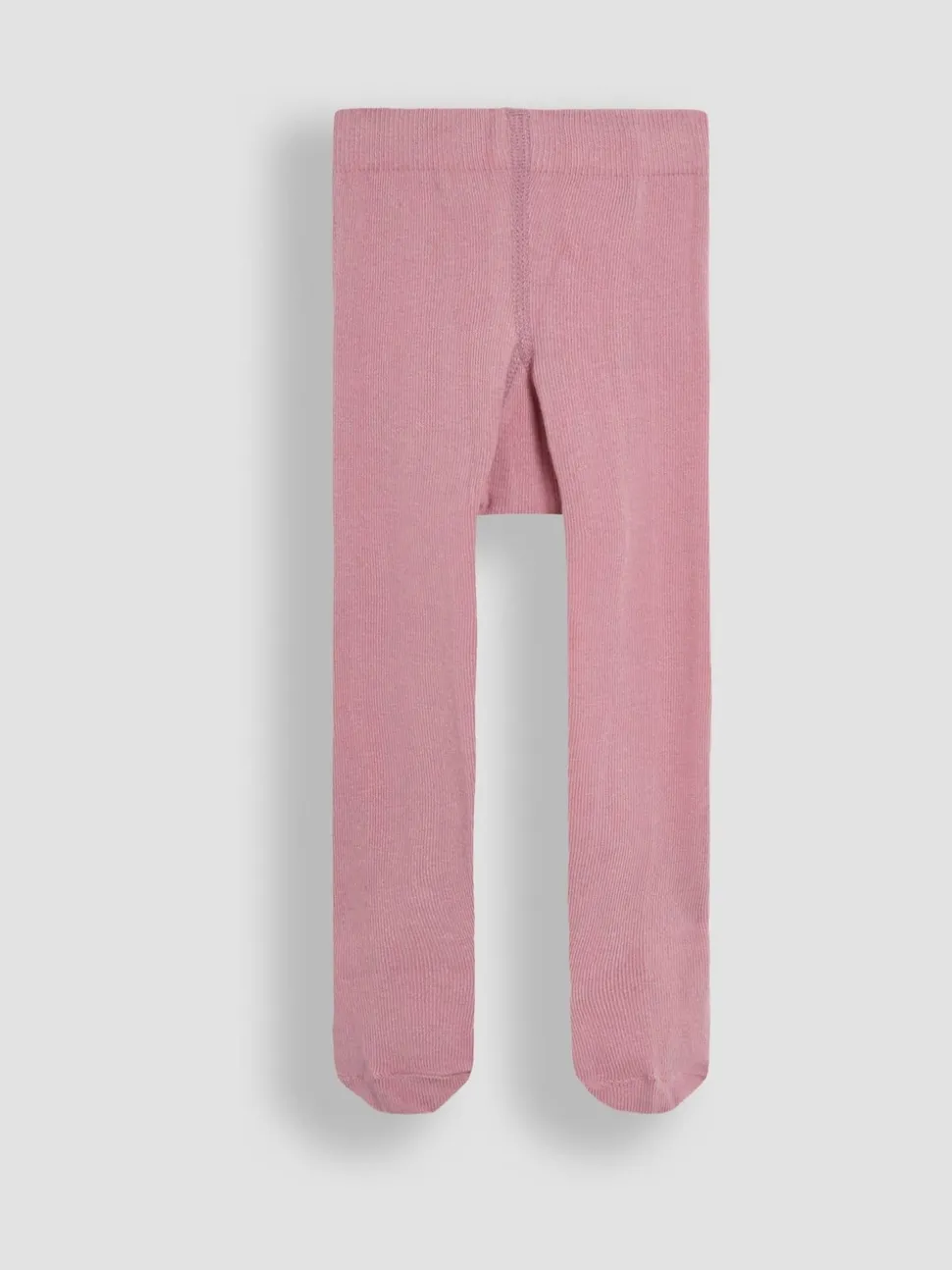 JoJo Maman Bébé Pink Cotton Rich Plain Tights