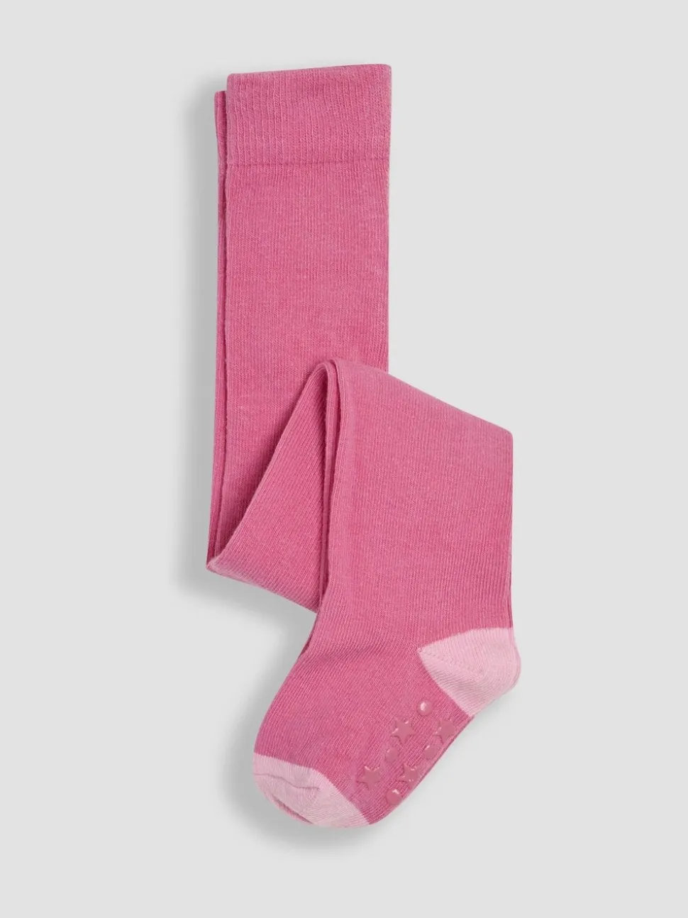 JoJo Maman Bébé Pink Cotton Rich Unicorn Tights 2 Pack