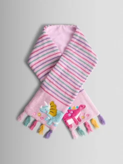 JoJo Maman Bébé Pink Dino Scarf