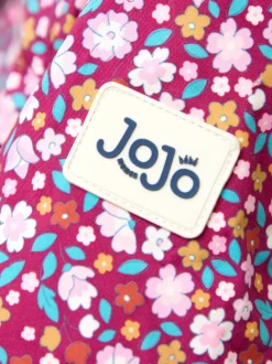 JoJo Maman Bébé Pink Ditsy Lined Parka