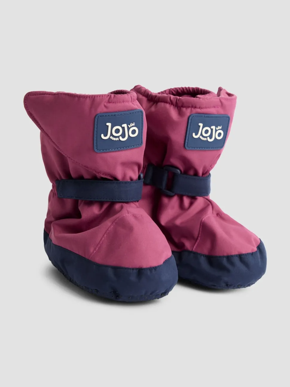 JoJo Maman Bébé Pink Fleece Lined Booties