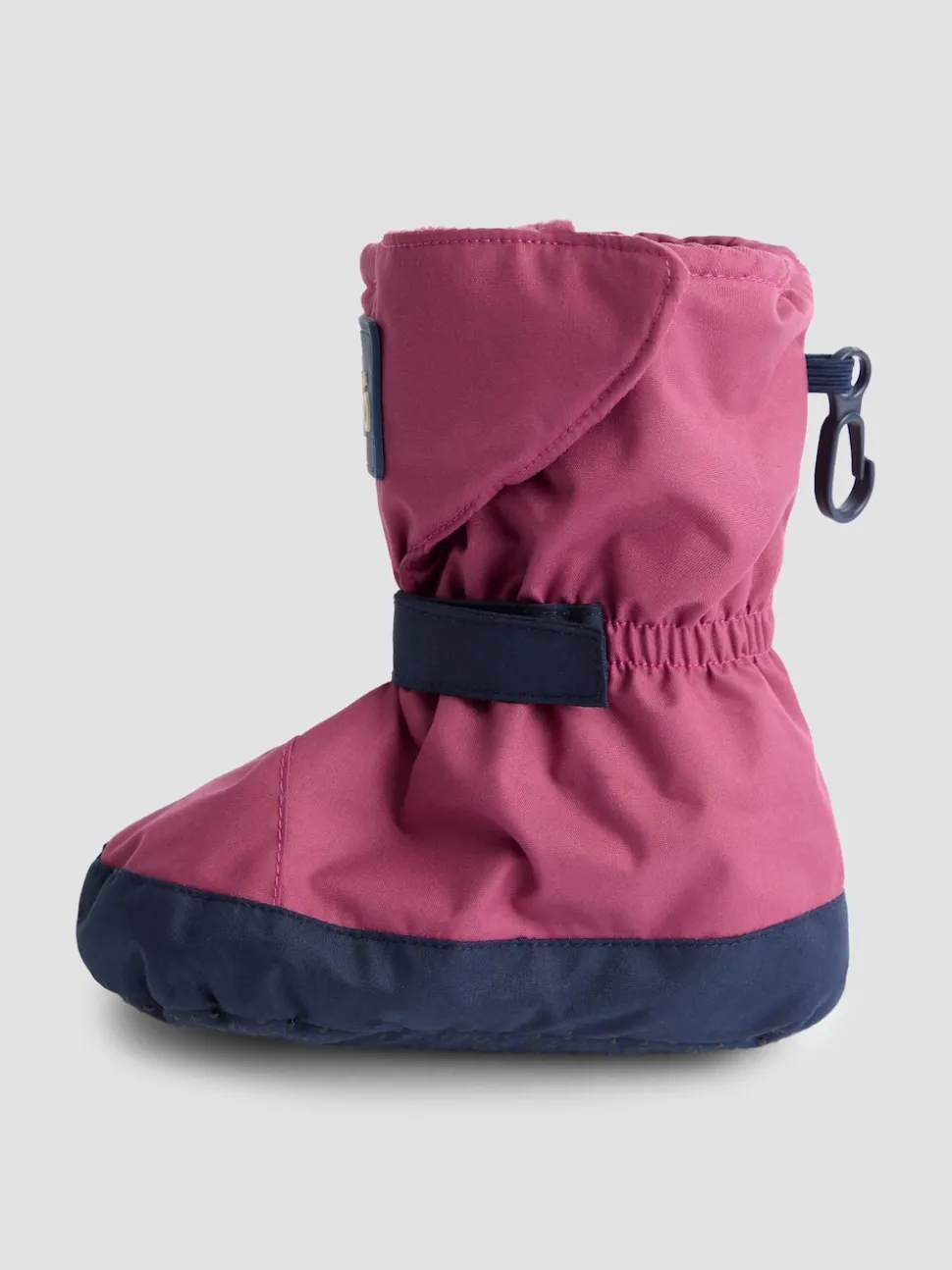 JoJo Maman Bébé Pink Fleece Lined Booties